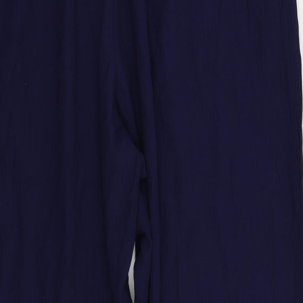 Womens UK Size 30 in Classics Regular Fit Blue Trousers