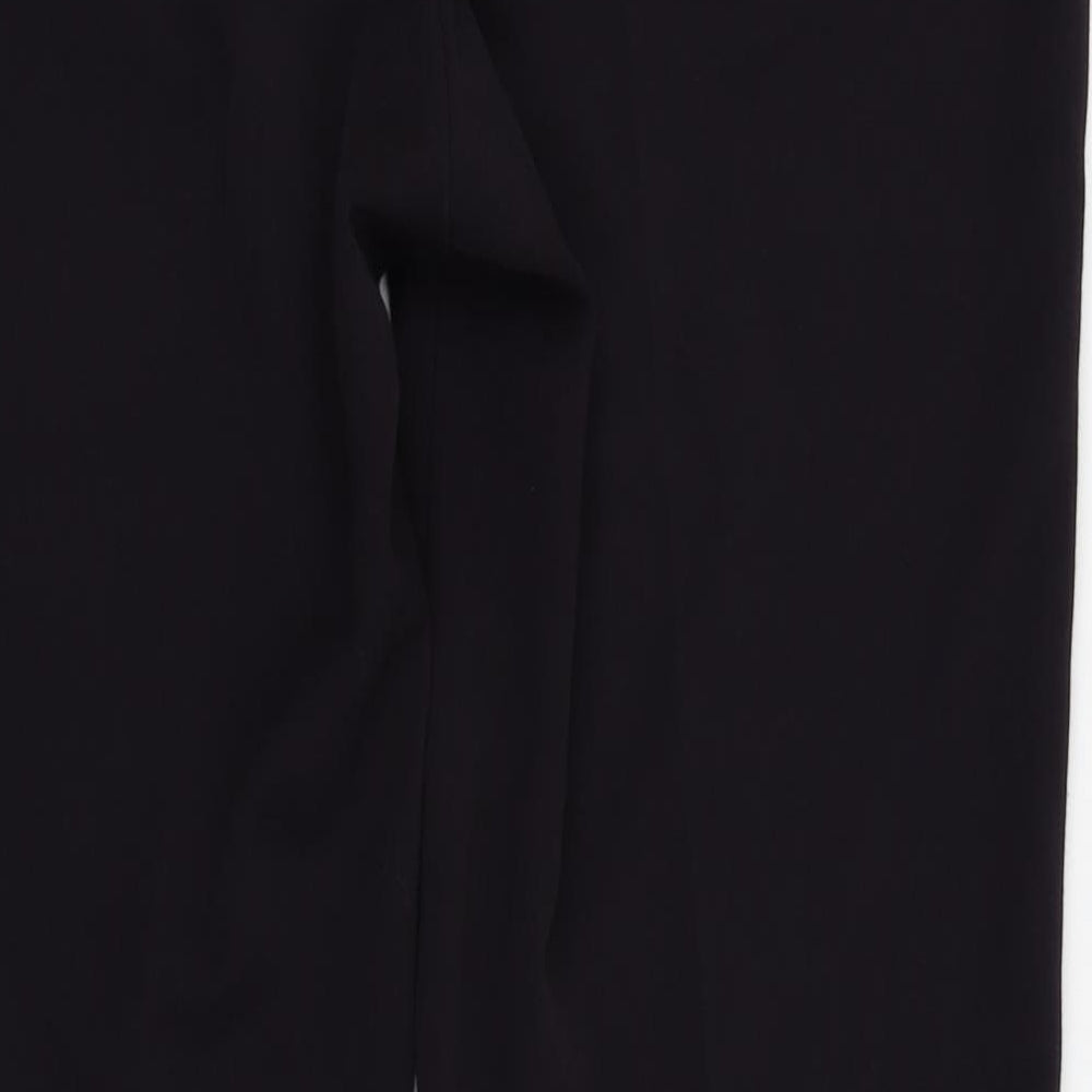 M&Co Womens Purple Trousers Size 12 L27.5 in