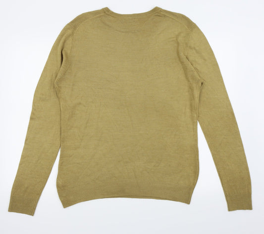 Cedar Wood State Mens Beige Pullover Jumper Size L