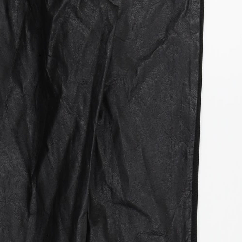 Womens UK Size 12 H&M Regular Fit Black Trousers