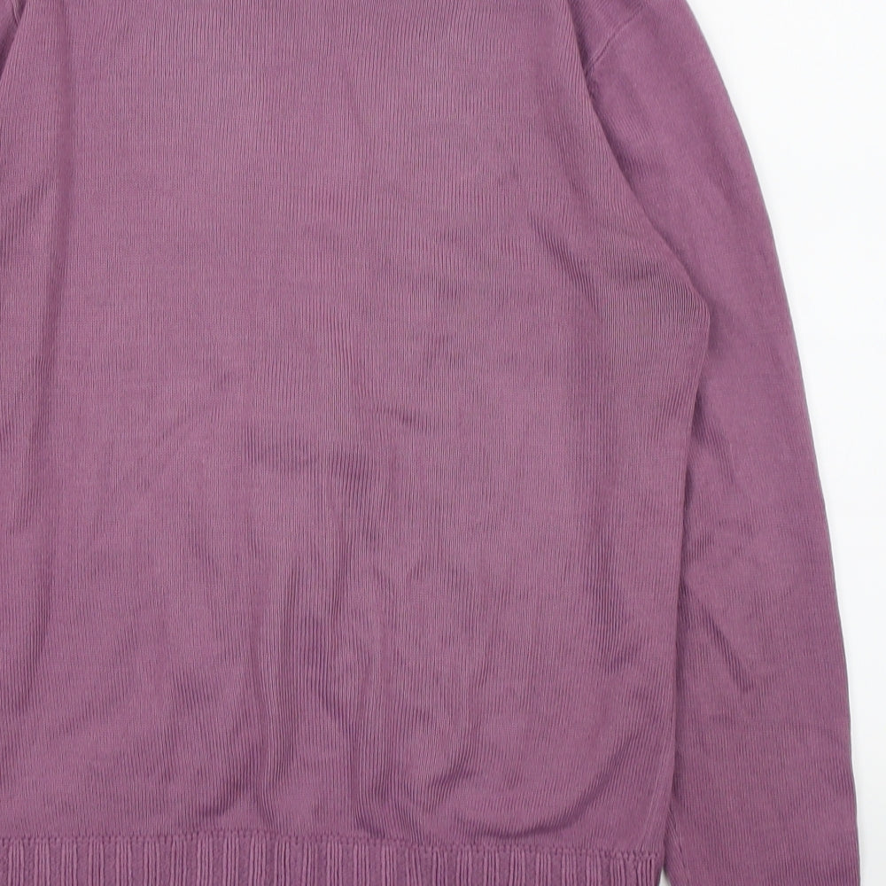 Asda George Womens Purple Cardigan Jumper Size 10