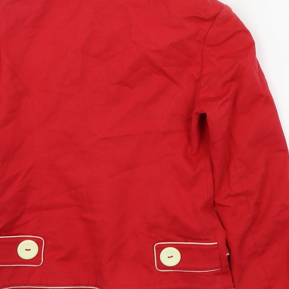 Womens UK Size 6 Topshop Red Jacket