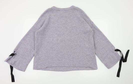 Primark Womens Purple Pullover Jumper Size L
