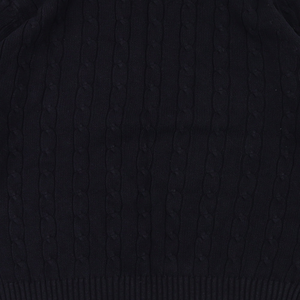 Blue Harbour Mens Blue Pullover Jumper Size M