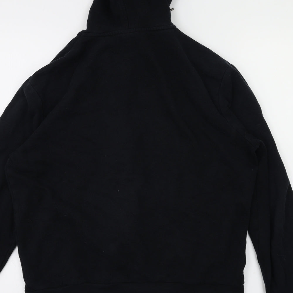 Topman Mens Black Full Zip Jumper Size S
