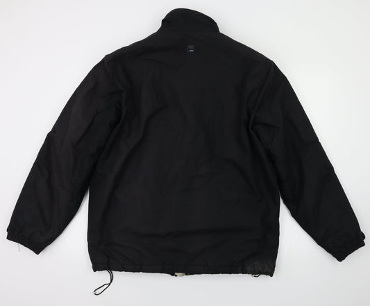 ative Mens Black Jacket Coat Size S