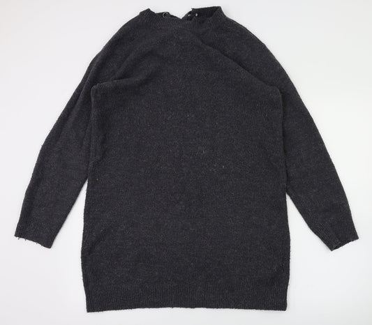 Preworn Womens Grey A-Line Size S