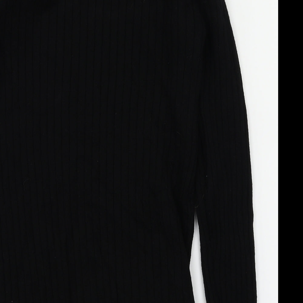 Womens UK Size 12 Primark Black Basic T-Shirt
