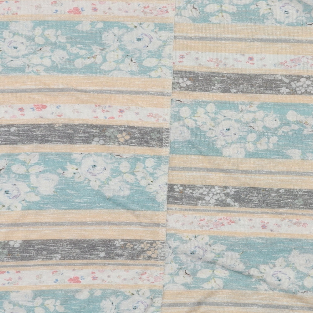 George Womens Multicoloured Floral Basic T-Shirt Size 14