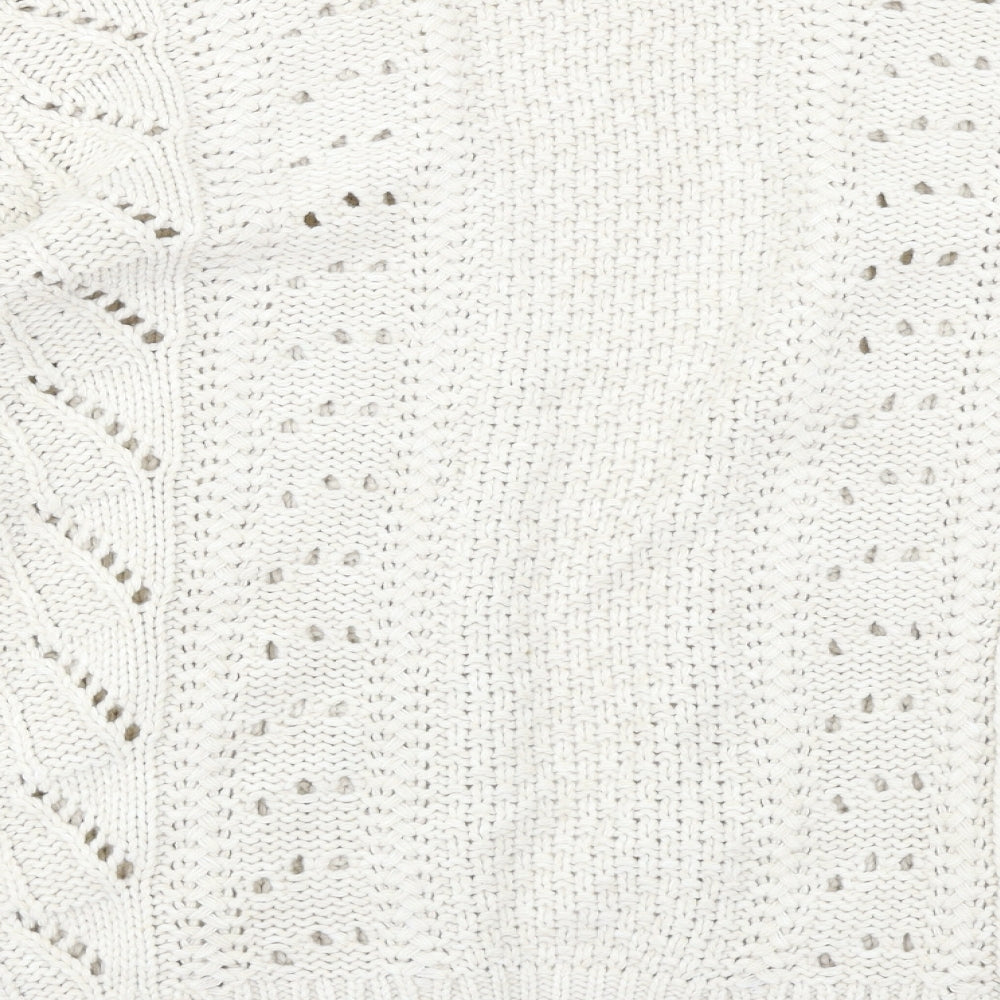 George Womens Beige Cardigan Jumper Size M