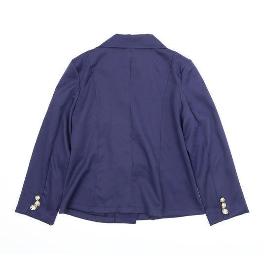 Womens UK Size L Preworn Blue Jacket