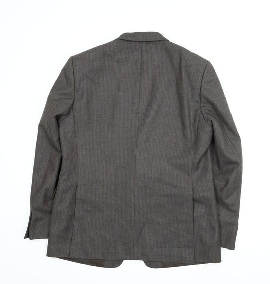 Mens UK Size 44 Greenwoods Regular Brown Suit Jacket
