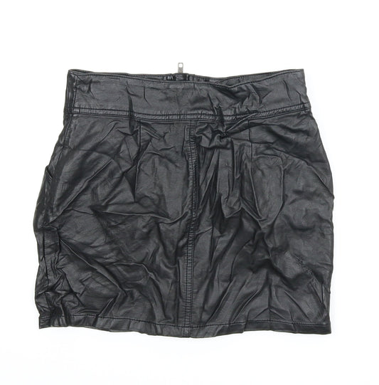 H&M Womens Black   Mini Skirt Size 10