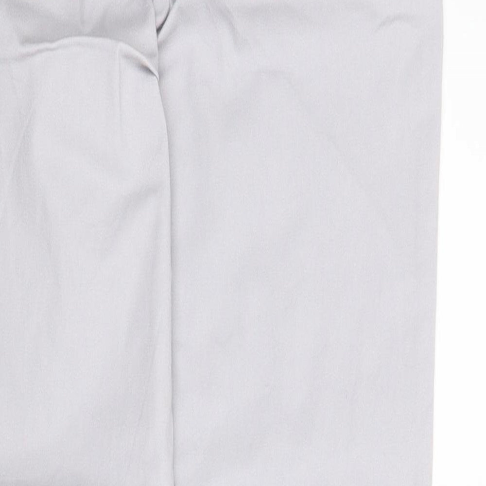 Womens UK Size 12 Wallis Regular Fit Chino Grey Trousers