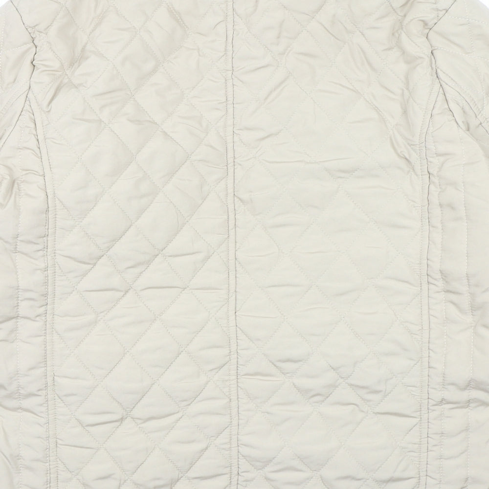 Womens UK Size 16 Sarah Hamilton Beige Overcoat