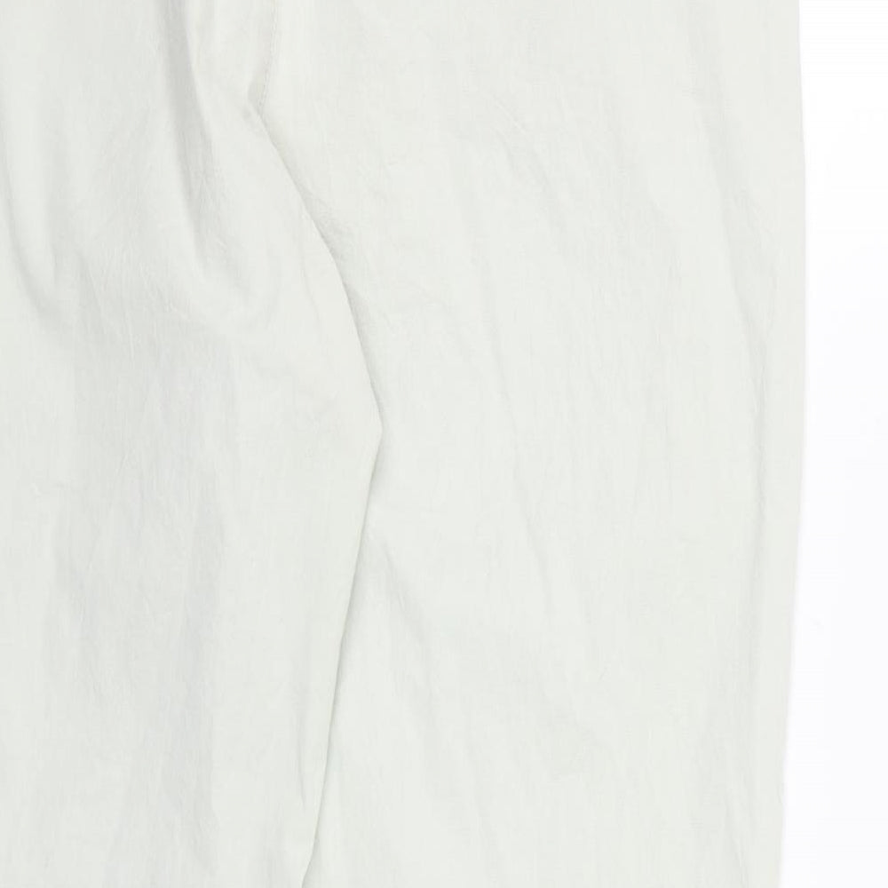 Womens UK Size 14 Lindex Regular Fit Ivory Trousers