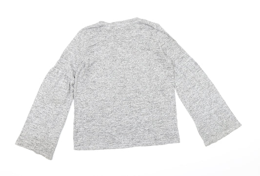 VERO MODA Womens Grey Knit Pullover Jumper Size M