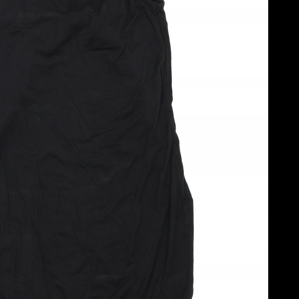 Be Beau Womens Black Basic Tank Size 10