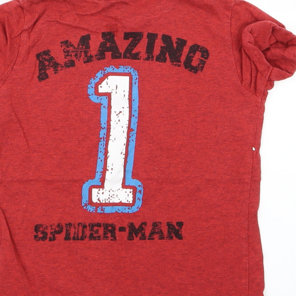 Next Boys Red Basic T-Shirt Size 5 Years - Spider-Man