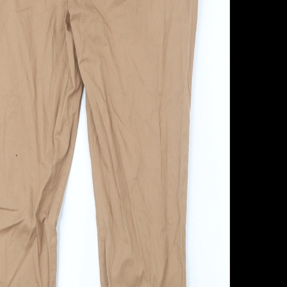 Select Womens Beige Trousers Size 16 L28 in