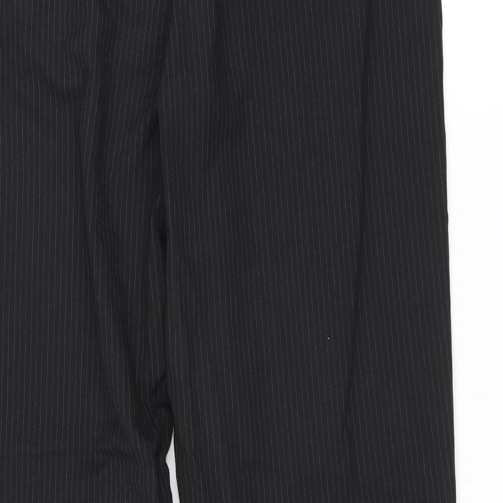 Burton Mens Beige Striped Trousers Size 38 in L30 in