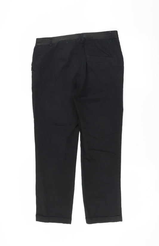 H&M Mens Black Trousers Size 30 in L24 in