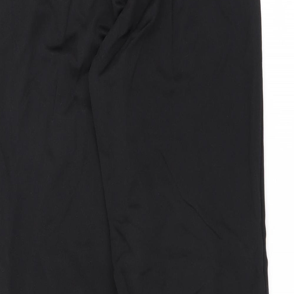 bm collection Womens Black Trousers Size 10 L28 in - jogger style