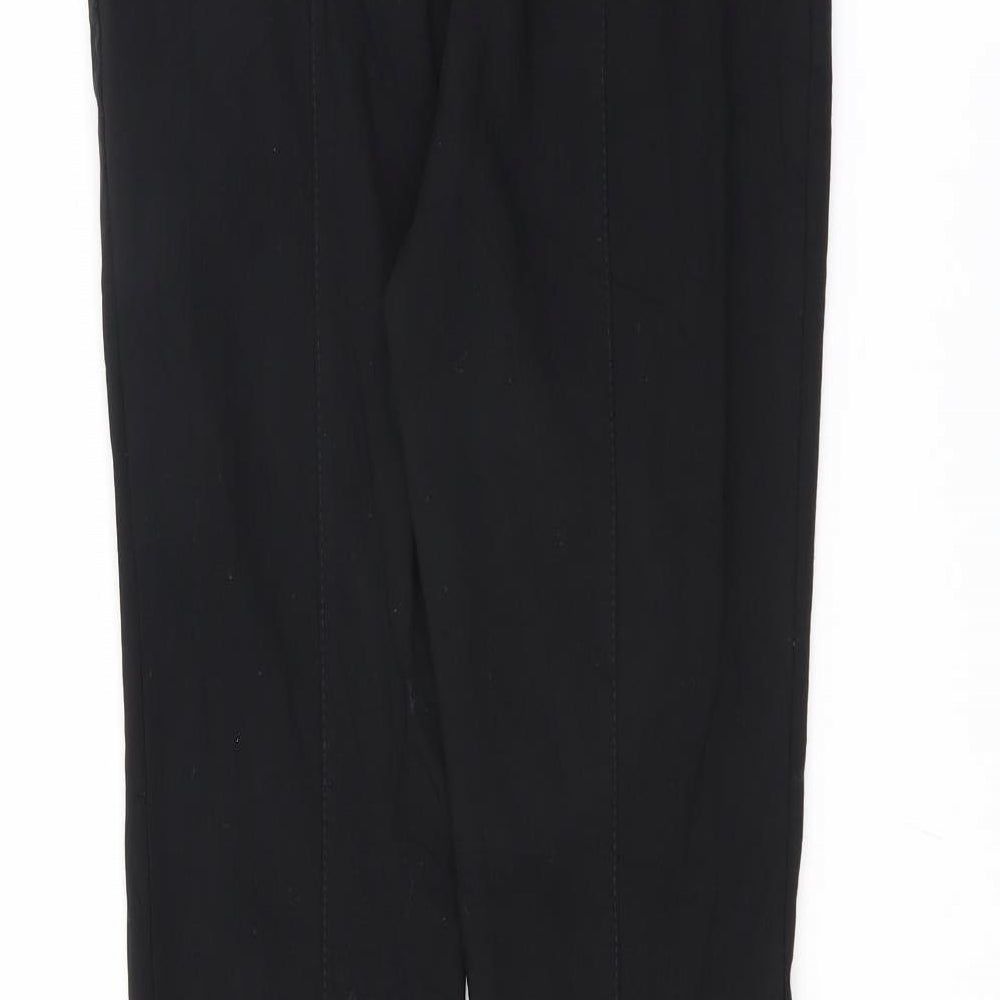 Primark Womens Black Trousers Size 8 L27 in