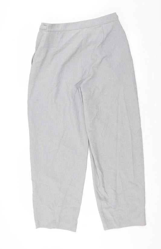 Womens UK Size 14 Slimma Regular Fit Grey Trousers