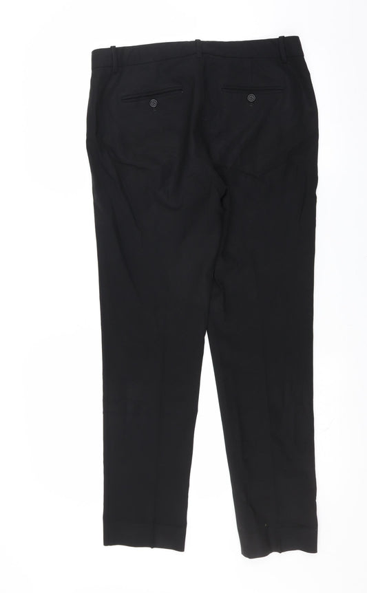Theory Womens Black Trousers Size 8 L29 in