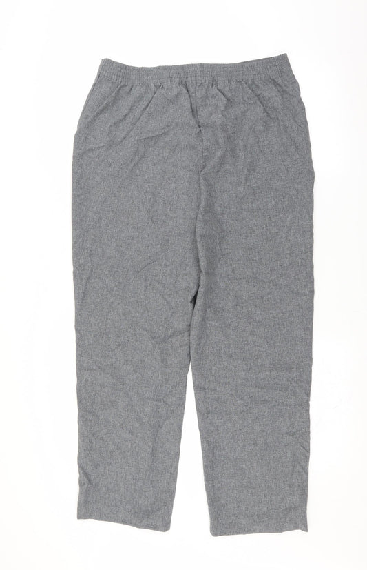 Womens UK Size 14 Bonmarché Regular Fit Grey Trousers