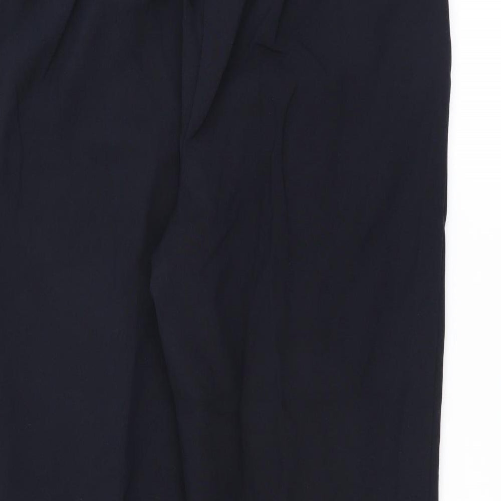 Womens UK Size 14 ISLE Regular Fit Blue Trousers