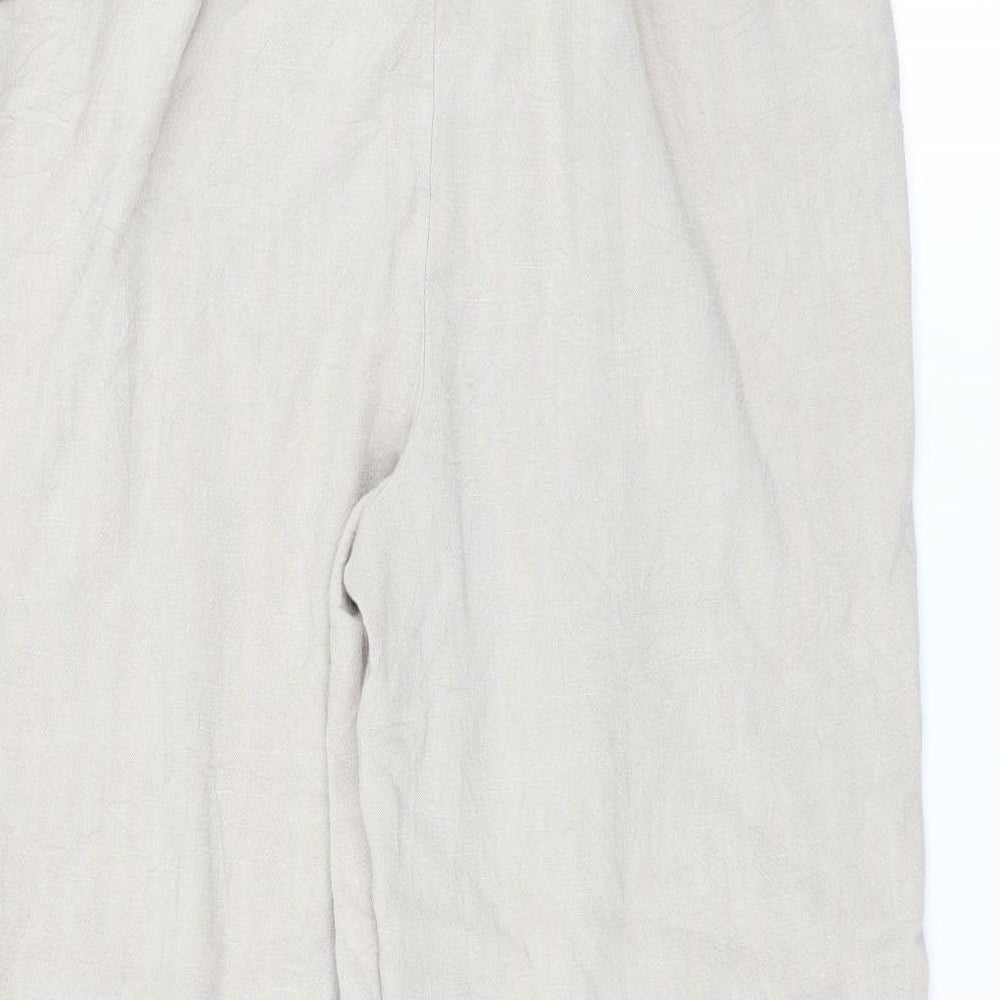 George Womens Beige Trousers Size 12 L26 in