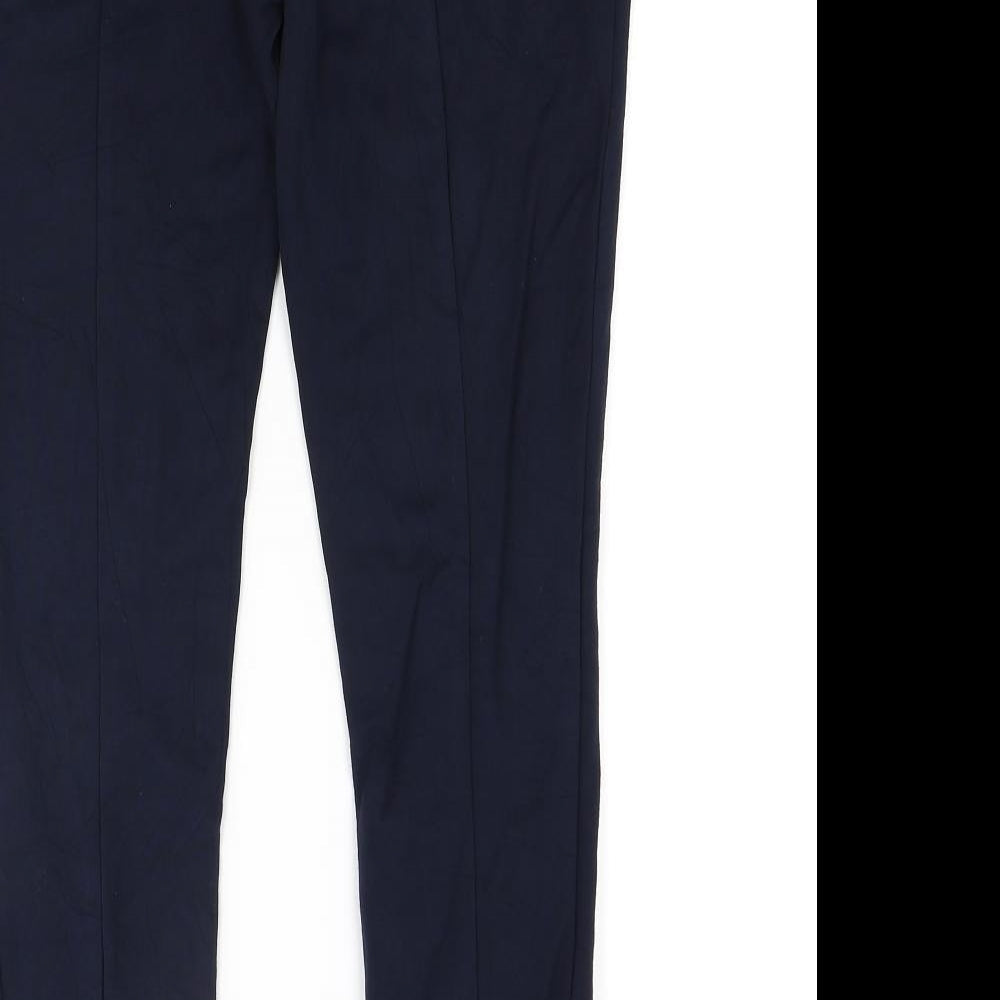Marks and Spencer Girls Blue Dress Pants Trousers Size 12 Years