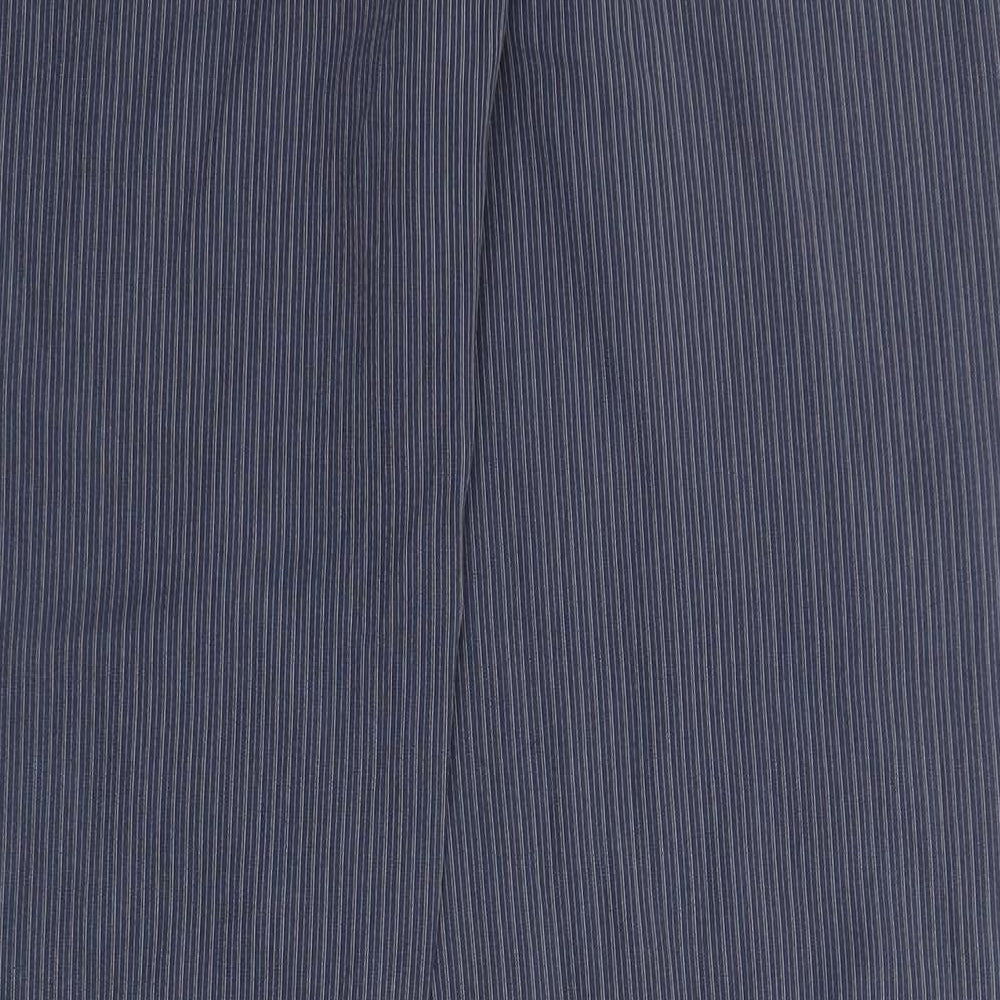 Womens UK Size 10 Etam Regular Fit Blue Trousers