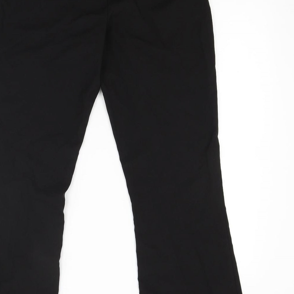 Womens UK Size 8 Dorothy Perkins Regular Fit Black Trousers