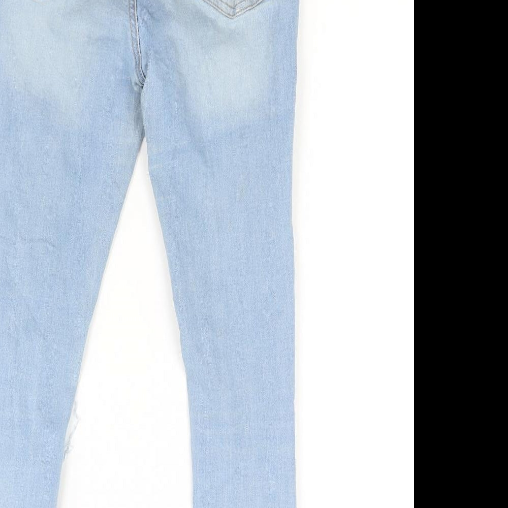 New Look Womens Blue Denim Skinny Jeans Size 10 L27 in