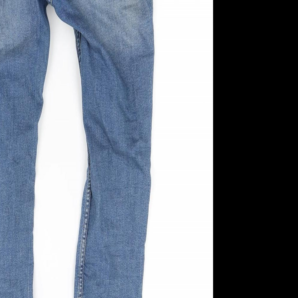 Womens UK Size 10 Divided Regular Fit Skinny Blue Jeans