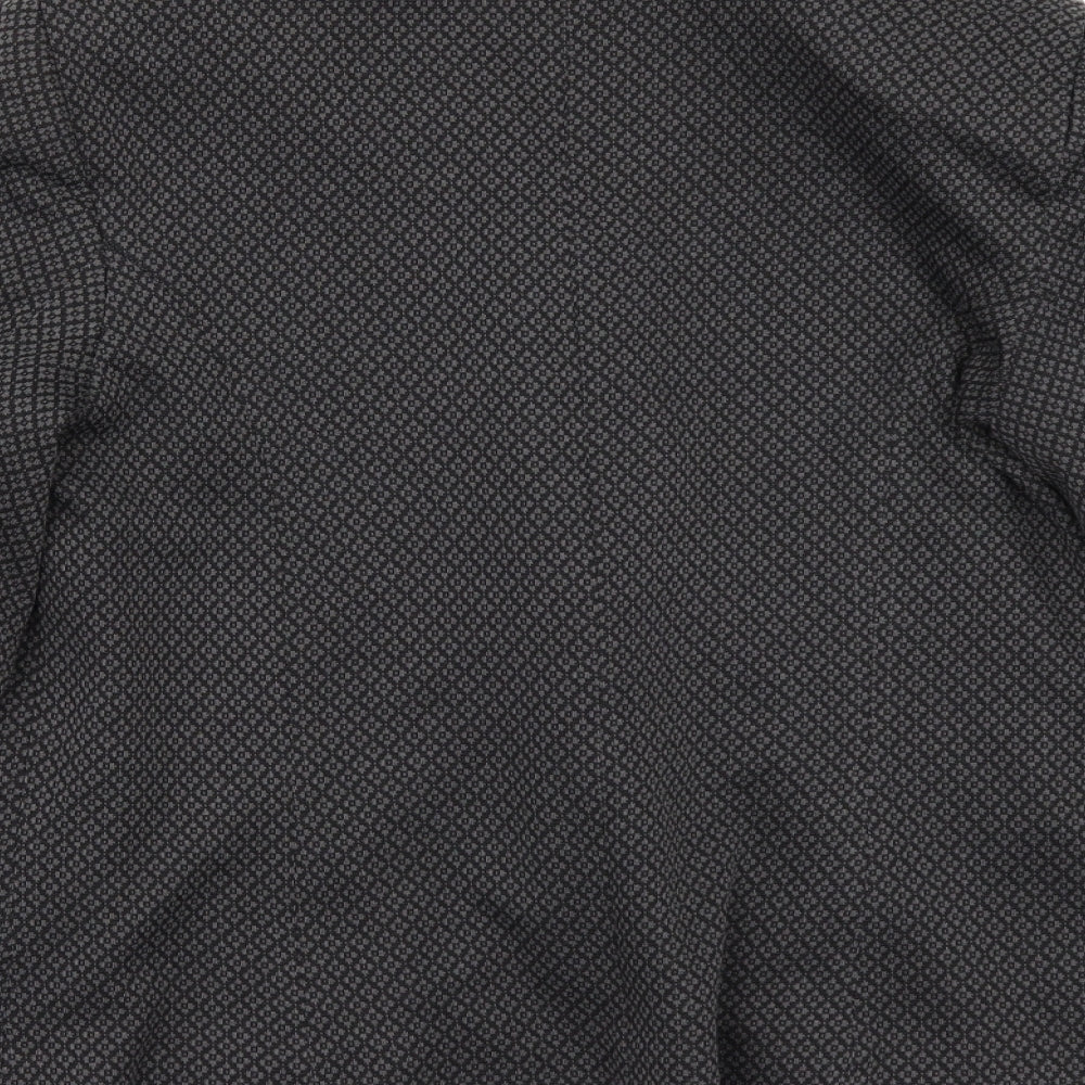 Primark Womens Grey Geometric Jacket Size 14