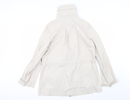E-vie Womens Beige Jacket Size 12