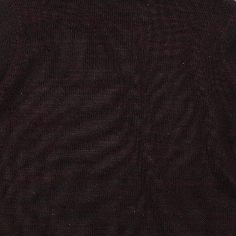 George Mens Red Pullover Jumper Size L