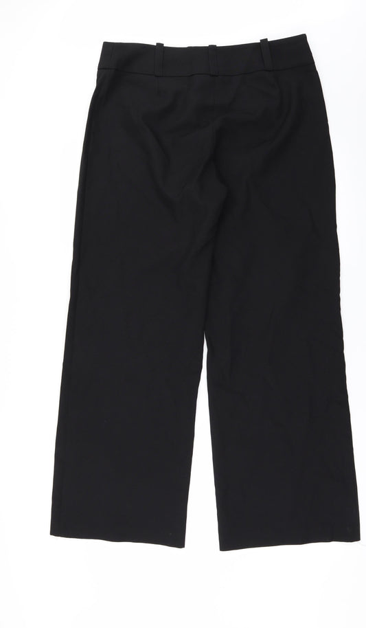 George Womens Black Trousers Size 14 L31 in