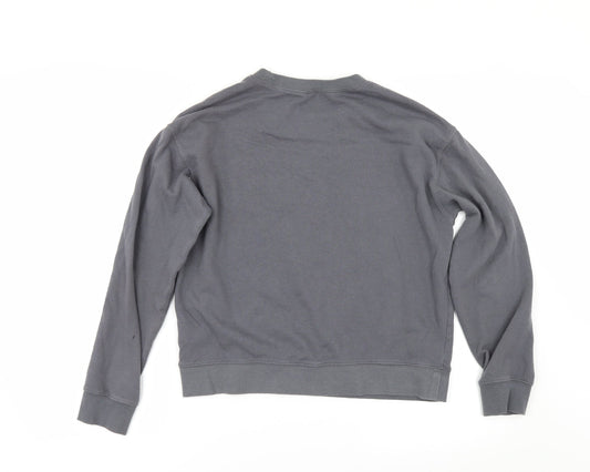 Womens UK Size M Divided by H&M Grey Pullover Sweatshirt