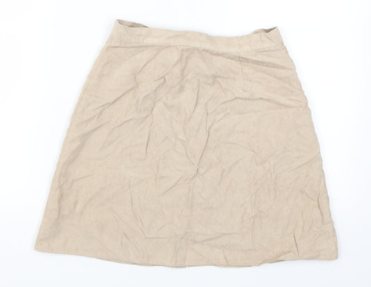 Atmosphere Womens Beige   A-Line Skirt Size 8