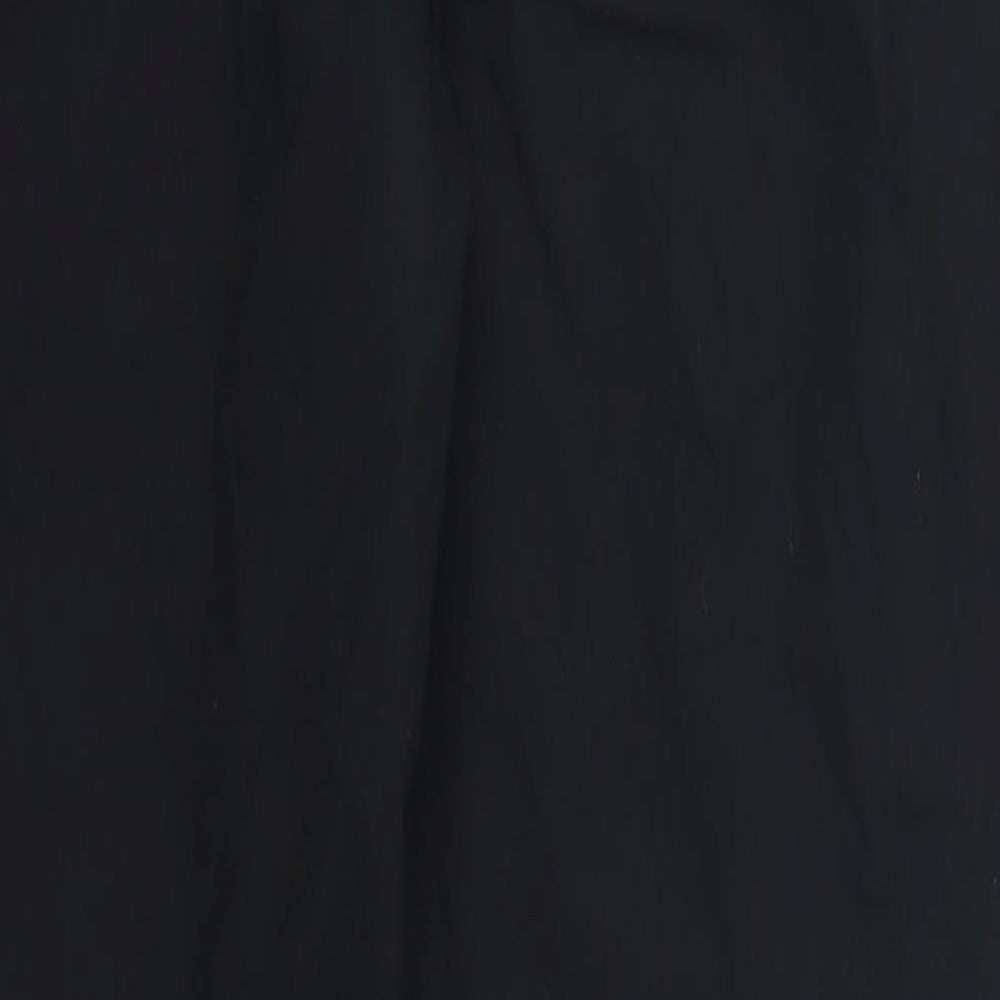 Womens UK Size 10 Marks and Spencer Regular Fit Black Trousers