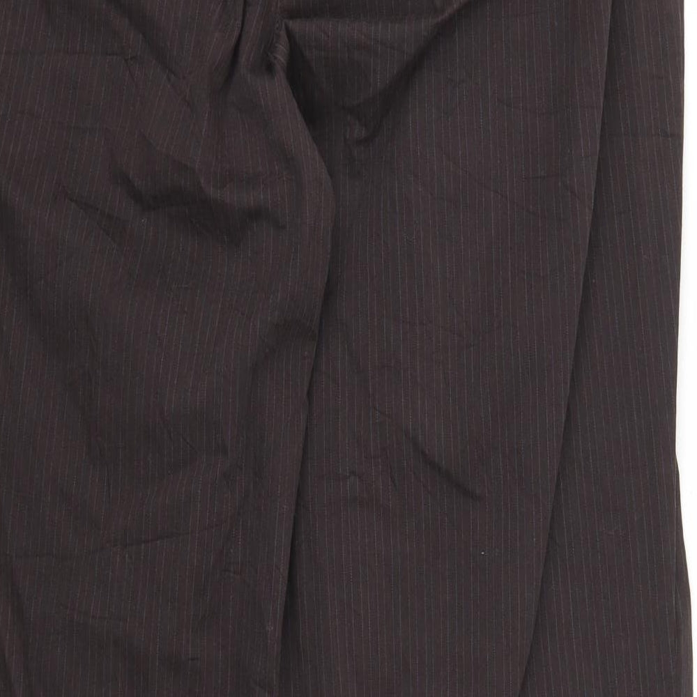 Womens UK Size 14 NEXT Regular Fit Brown Trousers