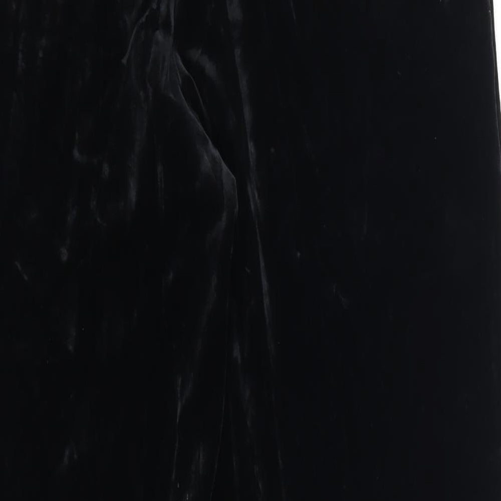 Womens UK Size 16 Marks and Spencer Regular Fit Black Trousers