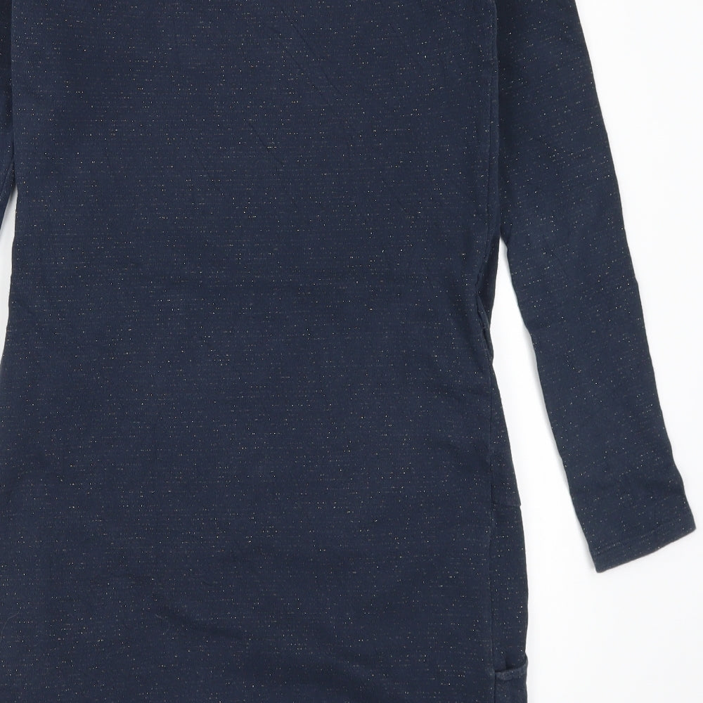 Colline Womens Blue T-Shirt Dress Size 6
