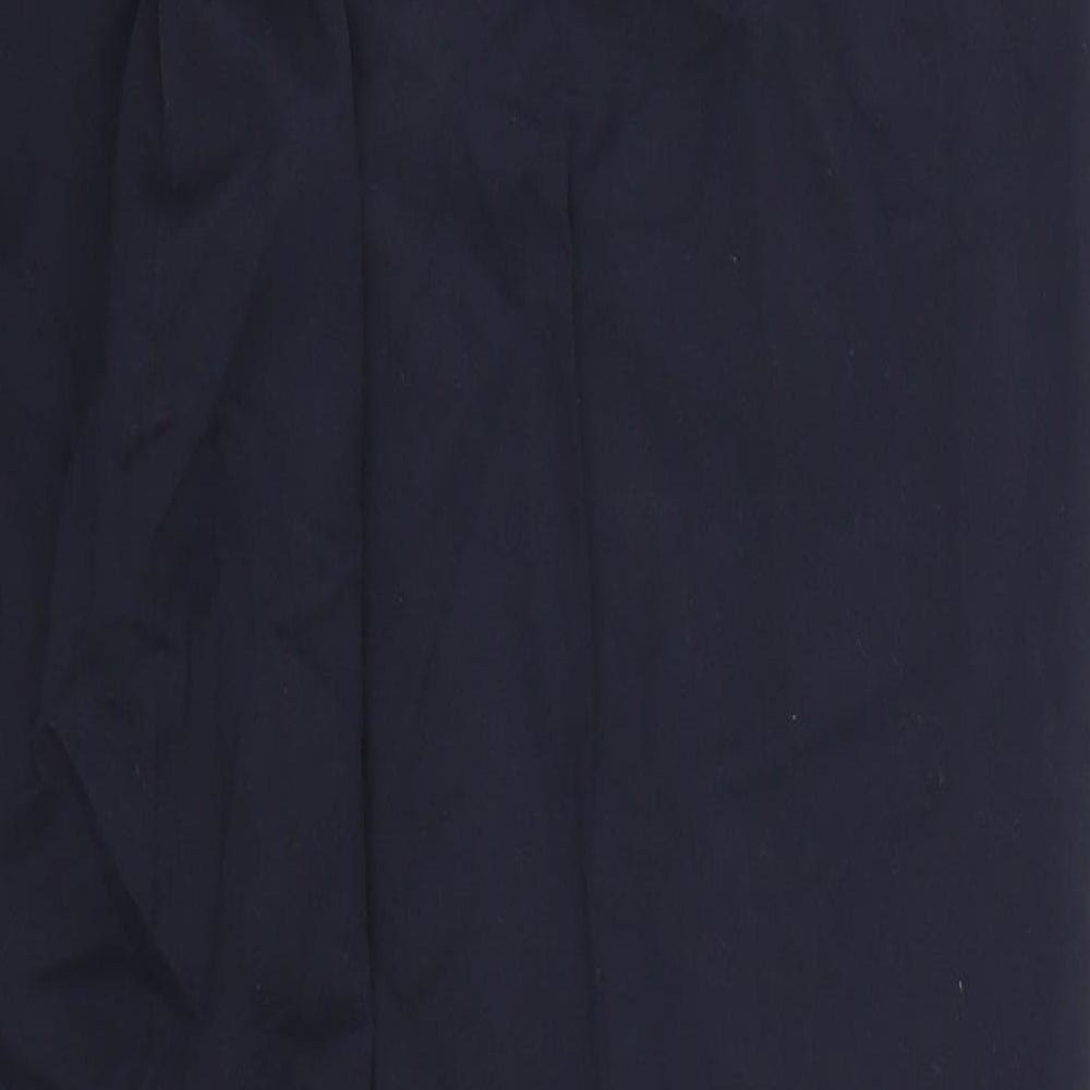 Womens UK Size 12 Marks and Spencer Regular Fit Blue Trousers