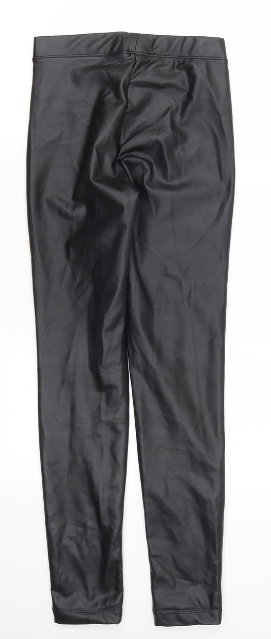 Primark Womens Black Carrot Leggings Size 6 L29 in